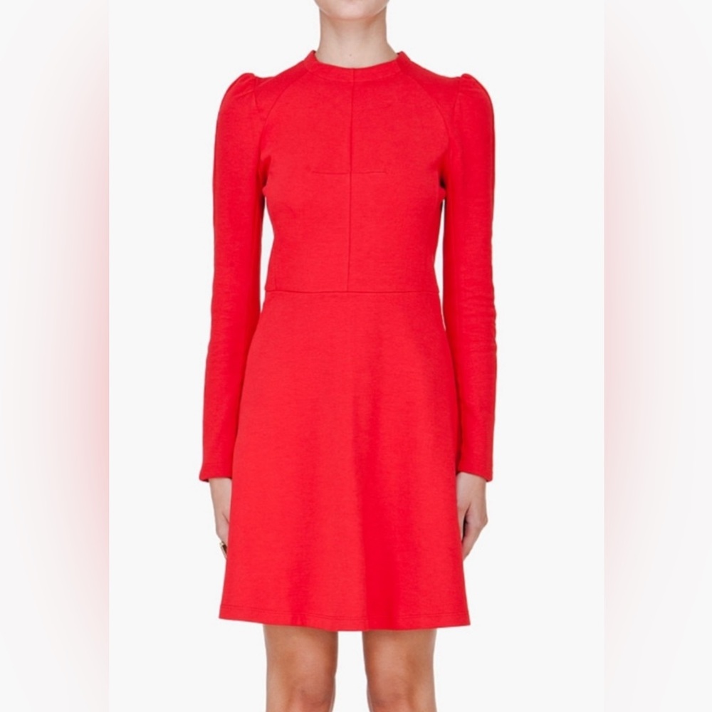 CARVEN Red Midi Dress